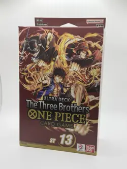 One Piece Ultra Deck THE THREE BROTHERS ST13 ST-13 - ENG ENGLISH Sealed Unopened - Image 1