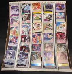 One Piece tcg 200 Cards Bulk Lot Collection Mixed w/ 180 C/UC & 20 RARES/FOILS - Image 1