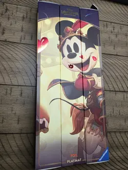 🔥 Disney Lorcana Park Exclusive - Iconic Mickey & Minnie Foil Playmat Sealed !! - Image 4