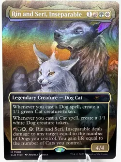 Rin and Seri, Inseparable RAINBOW FOIL Secret Lair Drop MTG NM 1508 - Image 1