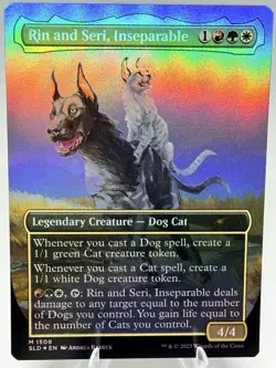Rin and Seri, Inseparable RAINBOW FOIL Secret Lair Drop MTG NM 1508 - Image 2