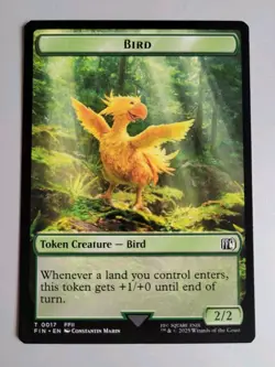 MTG - Final Fantasy: Hero (0009) Bird (0017) - Token - Near Mint - Image 2