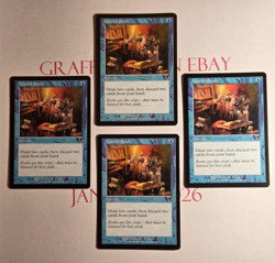 x4 Careful Study - playset - Odyssey - LP - MTG Magic The Gathering - Image 1