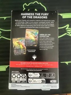 MTG Temur Roar Tarkir Dragonstorm Commander Precon Deck SEALED - Image 2