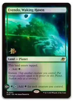 Evendo, Waking Haven #253 (Foil) (NM) Prerelease Cards PRE Magic MTG - Image 1