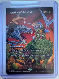 Rhythm of the Wild (Borderless) #0012 Non-Foil Teenage Mutant Ninja Turtles NM - Image 1