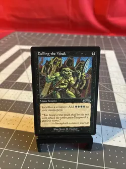 Vintage 1998 MTG Exodus Culling The Weak Card NM - Image 1