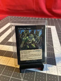 Vintage 1998 MTG Exodus Culling The Weak Card NM - Image 3