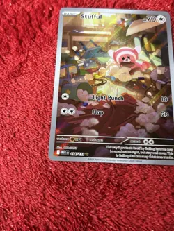 Stufful 154/132 2025 Full Art Holo Pokemon Mega Evolution Mint Raw Ungraded - Image 3