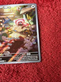 Stufful 154/132 2025 Full Art Holo Pokemon Mega Evolution Mint Raw Ungraded - Image 4