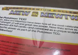 Pokemon Mew & Mewtwo Super Premium Collection FACTORY SEALED! Torn Plastic - Image 2
