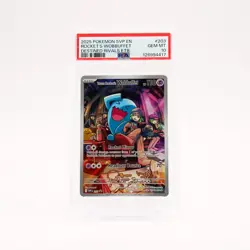 Team Rockets Wobbuffet - SVP203 PSA 10 Destined Rivals ETB Promo Pokemon GEM MT - Image 1