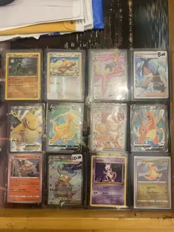 Pokemon TCG Lot 12 Charizard V Dragonite EX Mewtwo Arcanine EX Full Art - Image 1
