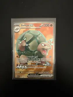 Golem ex 189/165 Sv: Scarlet & Violet 151 Full Art Holo EX Pokemon TCG NM - Image 1