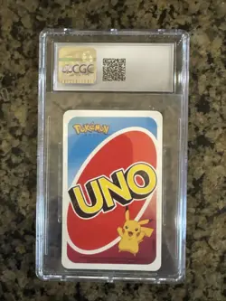 Eevolutions (2019) - Pokemon Pocket UNO - +4 Black - CGC Mint 9.5 - Image 2