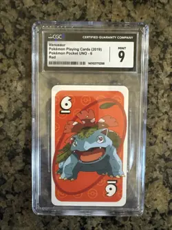 Venusaur (2019) - Pokemon Pocket UNO - 6 Red - CGC Mint 9 - Image 1