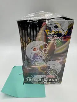 Pokemon Sword & Shield Rebel Clash Factory Sealed Booster Box - Image 4