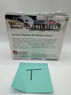 Pokemon Sword & Shield Rebel Clash Factory Sealed Booster Box - Image 5