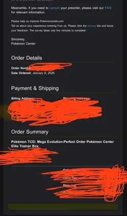 Perfect Order Elite Trainer Box Pokemon Center Exclusive(ETB Factory Sealed - Image 3