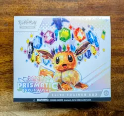 Pokemon TCG Scarlet & Violet Prismatic Evolutions ETB Elite Trainer Box Sealed - Image 1