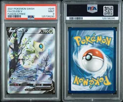Celebi V #245/264 2021 Pokemon Fusion Strike Alternate Full Art PSA 9 - Image 3