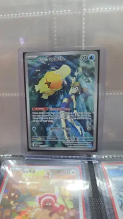 Pokemon TCG Misty’s Psyduck Destined Rivals 193/182 Illustration Rare - Image 1