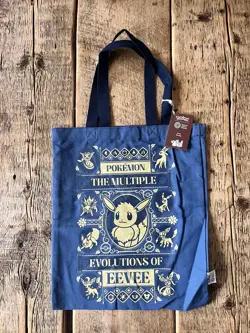 Pokemon X Natural History Museum - Eevee Tote Bag Double Sided Print Worldwide - Image 1