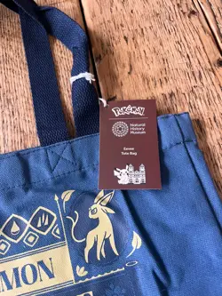 Pokemon X Natural History Museum - Eevee Tote Bag Double Sided Print Worldwide - Image 2