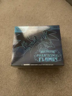 Pokemon TCG Mega Evolution Phantasmal Flames Elite Trainer Box ETB - Image 1