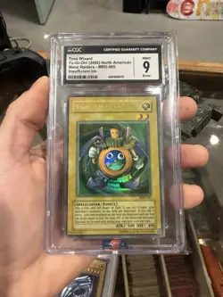 Time Wizard MRD-065 FADED Ultra Rare Unlimited Yu-gi-oh! CGC 9 Mint *010 - Image 1