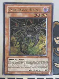 Cyberdark Horn CDIP-EN001 Ultimate Rare Unlimited YuGiOh! NM EURO - Image 3