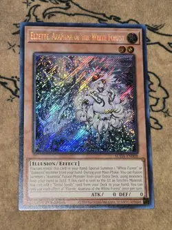 Yugioh Elzette, Azamina of the White Forest SUDA-EN008 1st Ed Secret Rare NM - Image 1