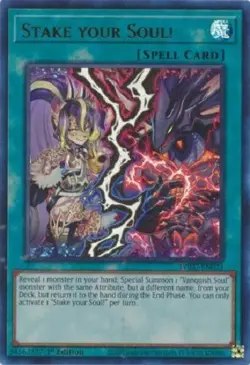 *** STAKE YOUR SOUL *** 1ST EDITION ULTRA RARE WISU-EN023 (MINT/NM) YUGIOH! - Image 1