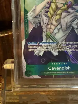One Piece TCG NM English Cavendish Alt Art EB01-012 - Image 5