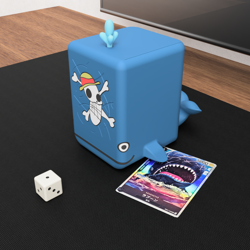 LABOON WHALE ONE PIECE Deck Box –TCG Card Holder Fits 100 cards- ONE PIECE - Image 1