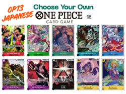 One Piece TCG OP13 (Japanese) - Carrying on His Will - Choose your own SR - Image 1