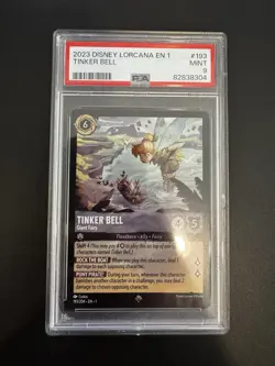 Disney Lorcana TCG - The First Chapter - Tinker Bell Giant Fairy - PSA 9 - Image 1