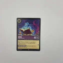 Disney Lorcana Winterspell (11) #49/204 Genie Magical Researcher - Image 1