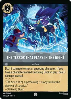 The Terror That Flaps in the Night 197/204 Winterspell Non-Foil Disney Lorcana - Image 1