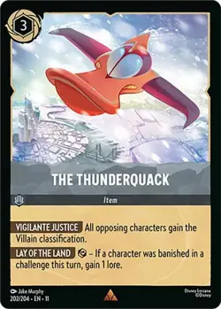 The Thunderquack 202/204 Winterspell Non-Foil Disney Lorcana - Image 1