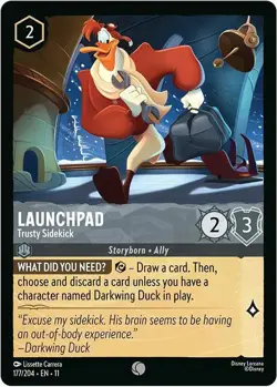 Launchpad - Trusty Sidekick 177/204 Winterspell Non-Foil Disney Lorcana - Image 1