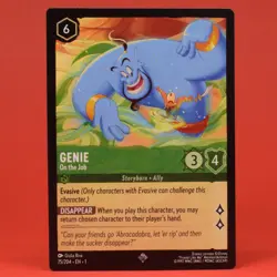 Disney Lorcana TCG Card The First Chapter Genie on the Job 75/204 Non-Foil - Image 1