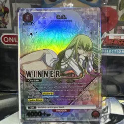 C.C. Winner Union Arena Card Champion Promo English CGH-1-077 Code Geass - Image 2