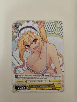 Miss Kobayashi's Dragon Maid Weiss Schwarz Poolside Temptation TE03 TD - Image 1