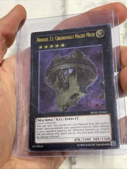 Yu-Gi-Oh! Number 33: Chronomaly Machu Mech REDU-EN043 Ultra Rare LP Yugioh! Card - Image 1