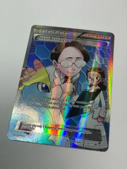 Pokemon Card - Fossil Researcher - 110/111 - 2014 - Full Art - HP! - Image 1