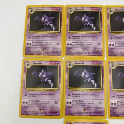 Lot Of 7 Pokemon TCG Haunter 29/102 Base Set Unlimited Uncommon Card Vintage Lot - Image 2