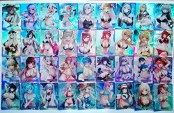 Senpai Goddess Haven #3 - 54 Unique Waifu Bikini Cards Full Set of SSR, UR Cards - Image 2