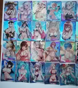 Senpai Goddess Haven #3 - 54 Unique Waifu Bikini Cards Full Set of SSR, UR Cards - Image 3