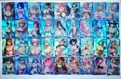 Senpai Goddess Haven #4 - 54 Unique Waifu Bikini Cards Full SSR, UR, ZR Cards - Image 1